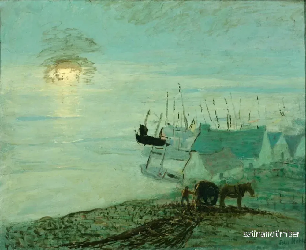 Reproduktion av målningen Strandscen - John Noble - Bild 2
