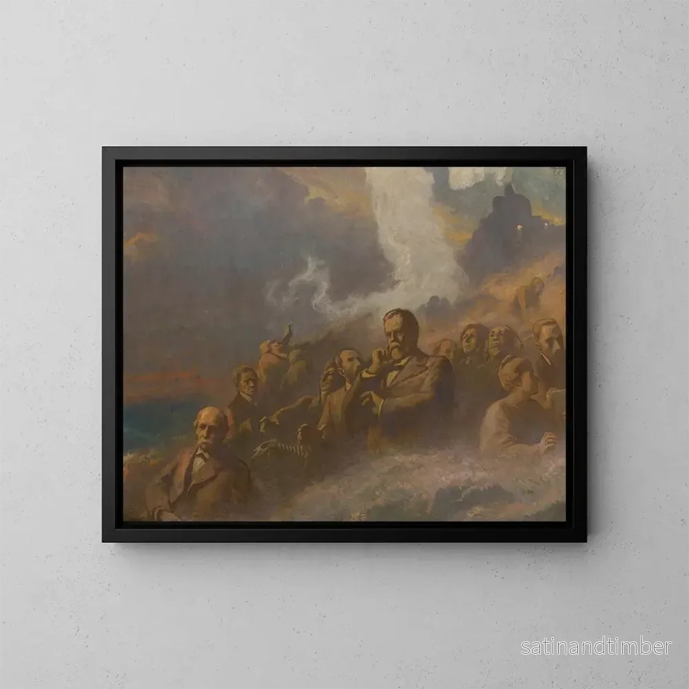 Reproduktion av målningen Les Temps modernes – Fernand Cormon Reproduktion av målningen Les Temps modernes – Fernand Cormon
