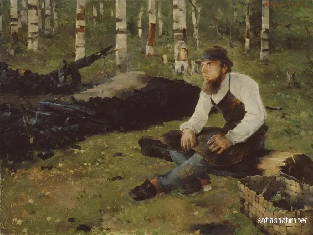 Reproduktion av målningen Charbonnier - Helene Schjerfbeck - Bild 2