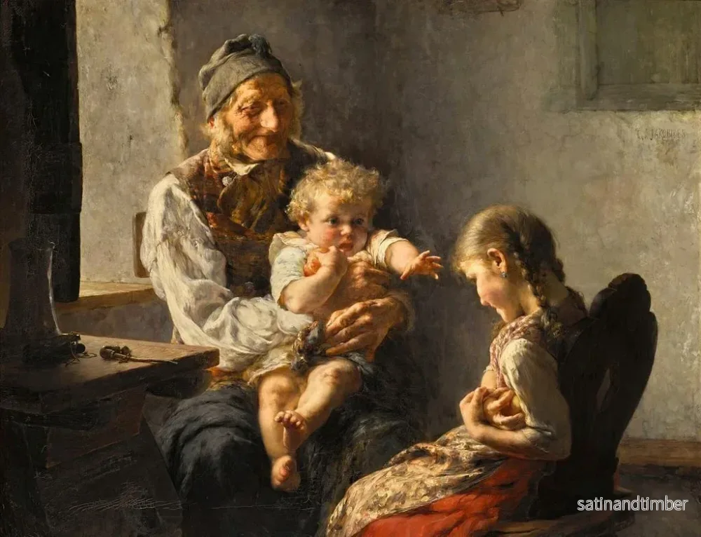 Reproduktion av målningen Le vorace - Georgios Jakobides - Bild 2