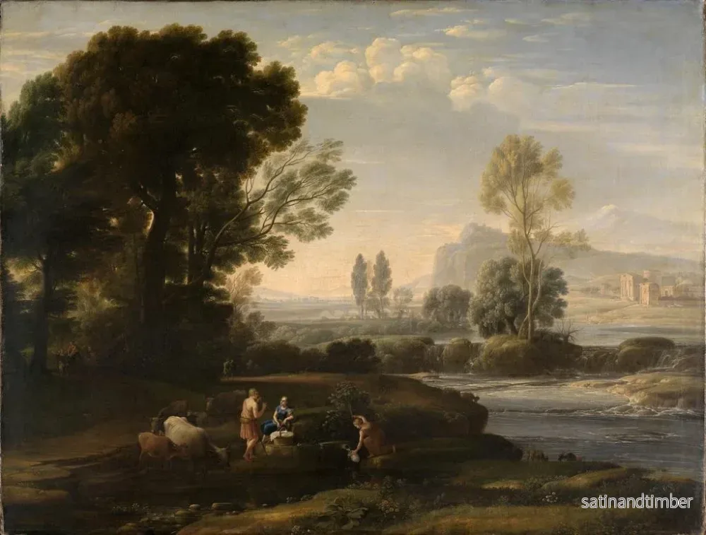 Reproduktion av målningen La fuite en Égypte - Carl Ludwig Kaaz - Bild 2