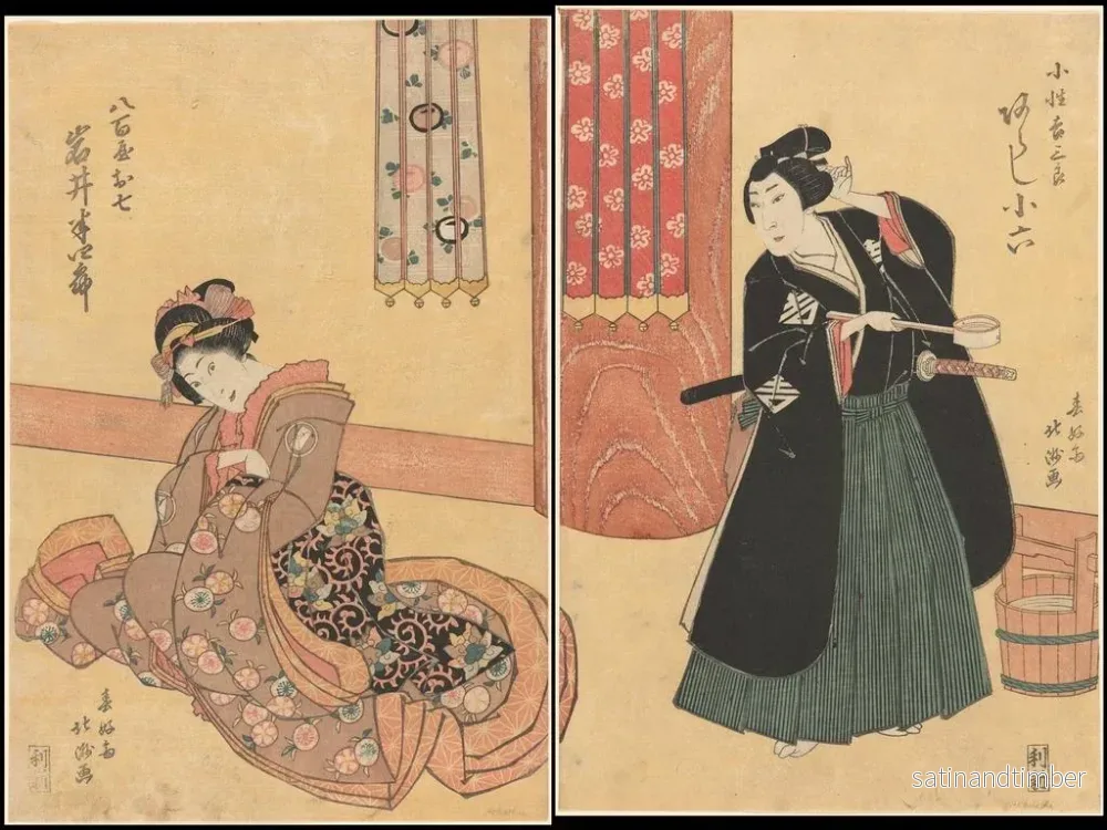 Reproduktion av målningen Les Amants - Hokushu - Bild 2