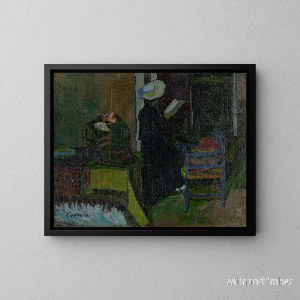 Reproduktion av målningen Tapis dans la chambre - Konstantin Korovin