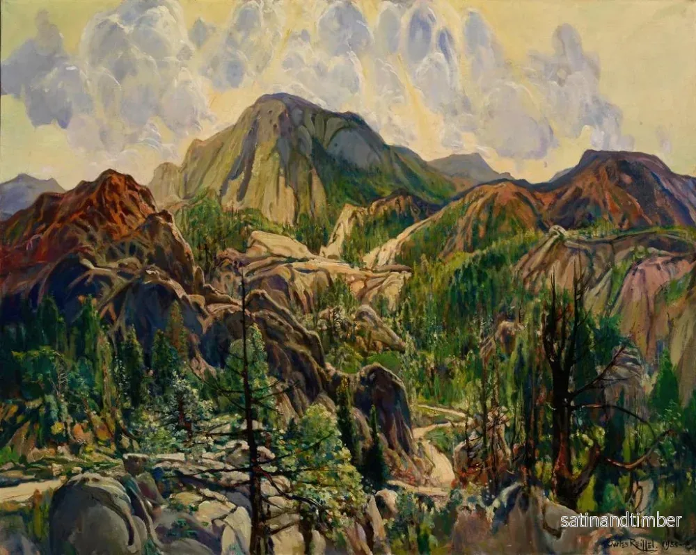 Reproduktion av målningen Väg i Cuyamacas - Charles Reiffel - Bild 2