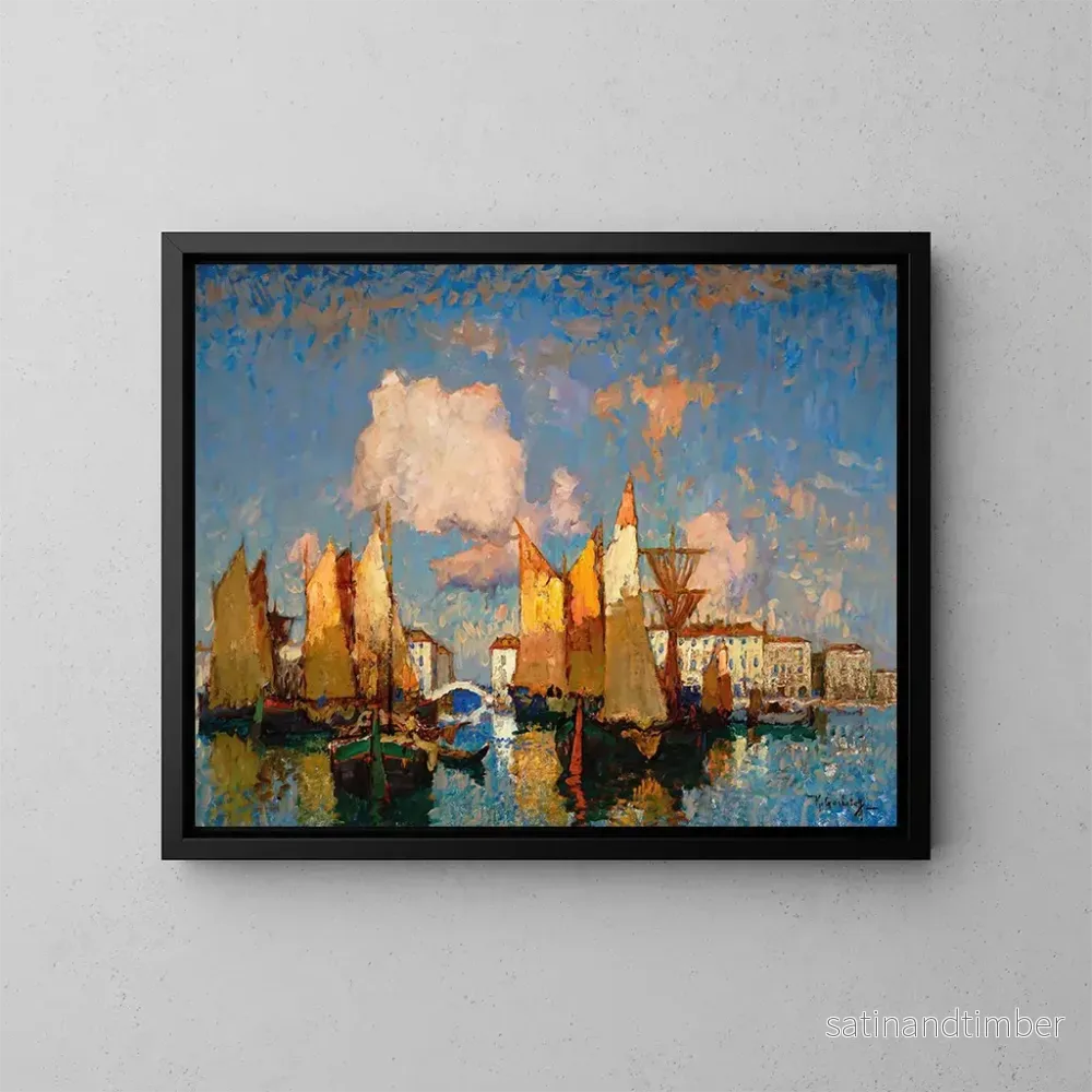 Reproduktion av målningen Chioggia - Konstantin Ivanovich Gorbatov