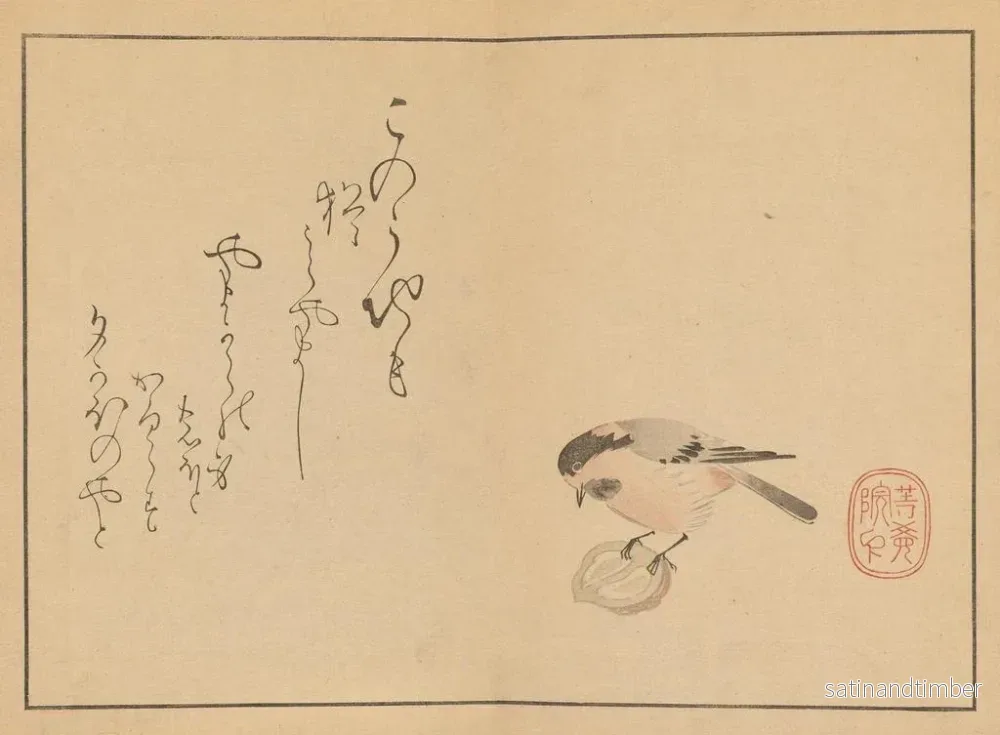 Reproduktion av målningen Sakai Hoitsu, målning 17 - Sakai Hōitsu - Bild 2