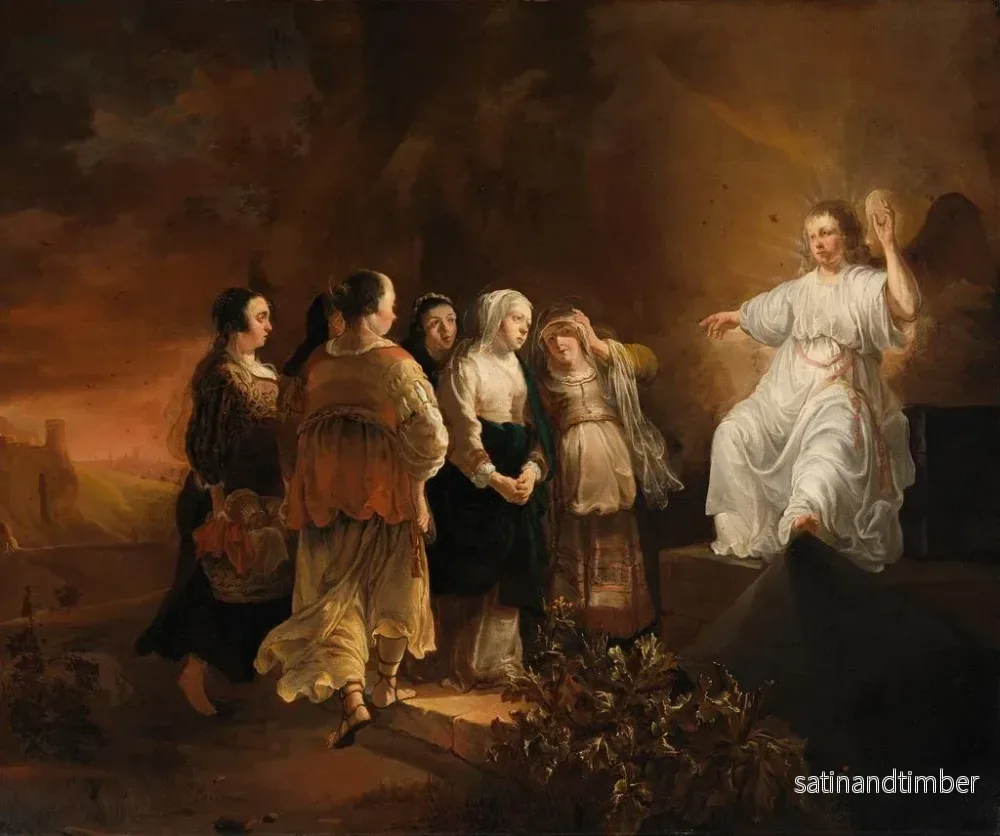 Reproduktion av målningen Les Saintes Femmes au Tombeau - Jan Baptist Weenix - Bild 2