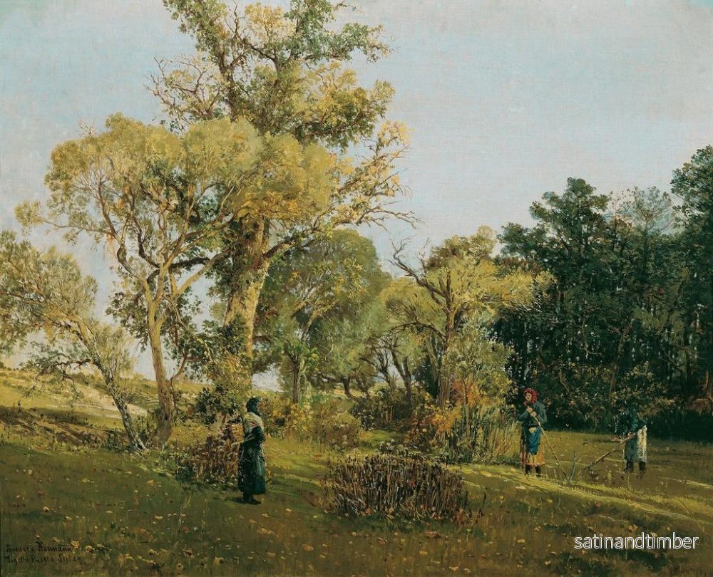 Reproduktion av målningen Sur la Puszta de Ligeht - Theodor von Hermann - Bild 2