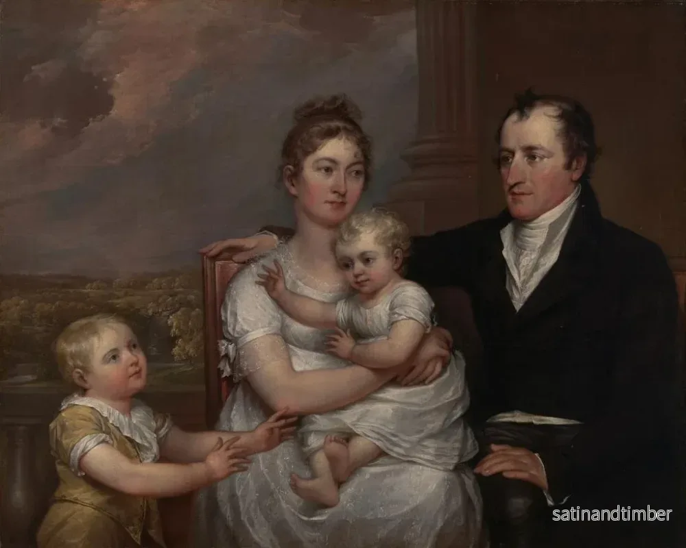 Reproduktion av målningen La famille Vernet - John Trumbull - Bild 2