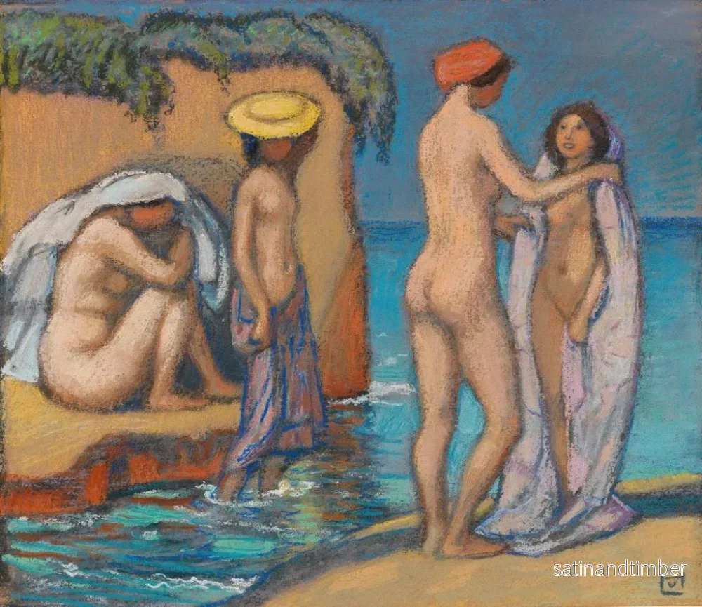 Reproduktion av målningen Sommardag - Ludwig von Hofmann - Bild 2