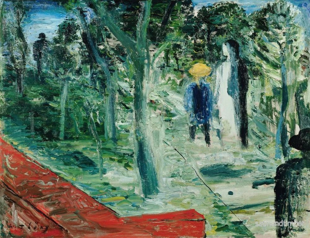 Reproduktion av målningen Parc en söndag eftermiddag - Wilhelm Thöny - Bild 2