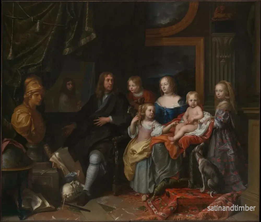 Reproduktion av målningen Everhard Jabach och hans familj - Charles Le Brun - Bild 2