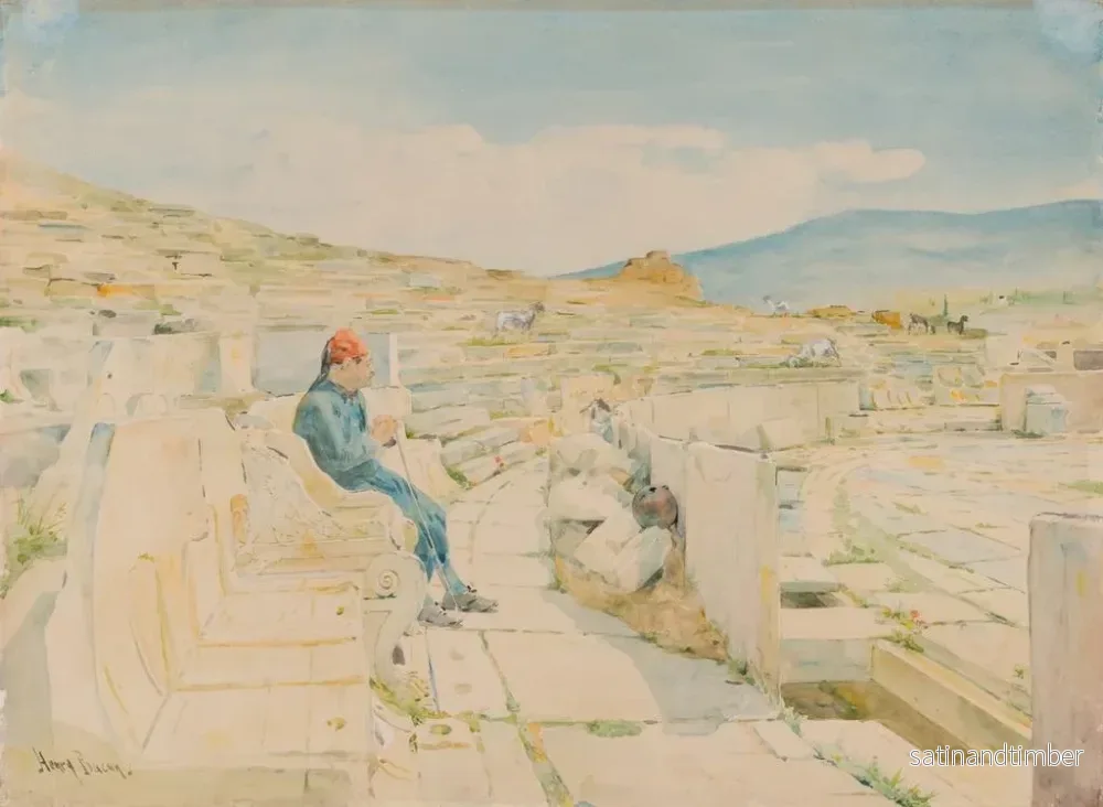Reproduktion av målningen Teater av Dionysos - Henry Bacon - Bild 2