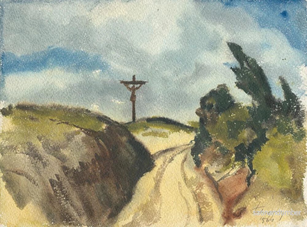Reproduktion av målningen Route Hlbok - Zolo Palugyay - Bild 2