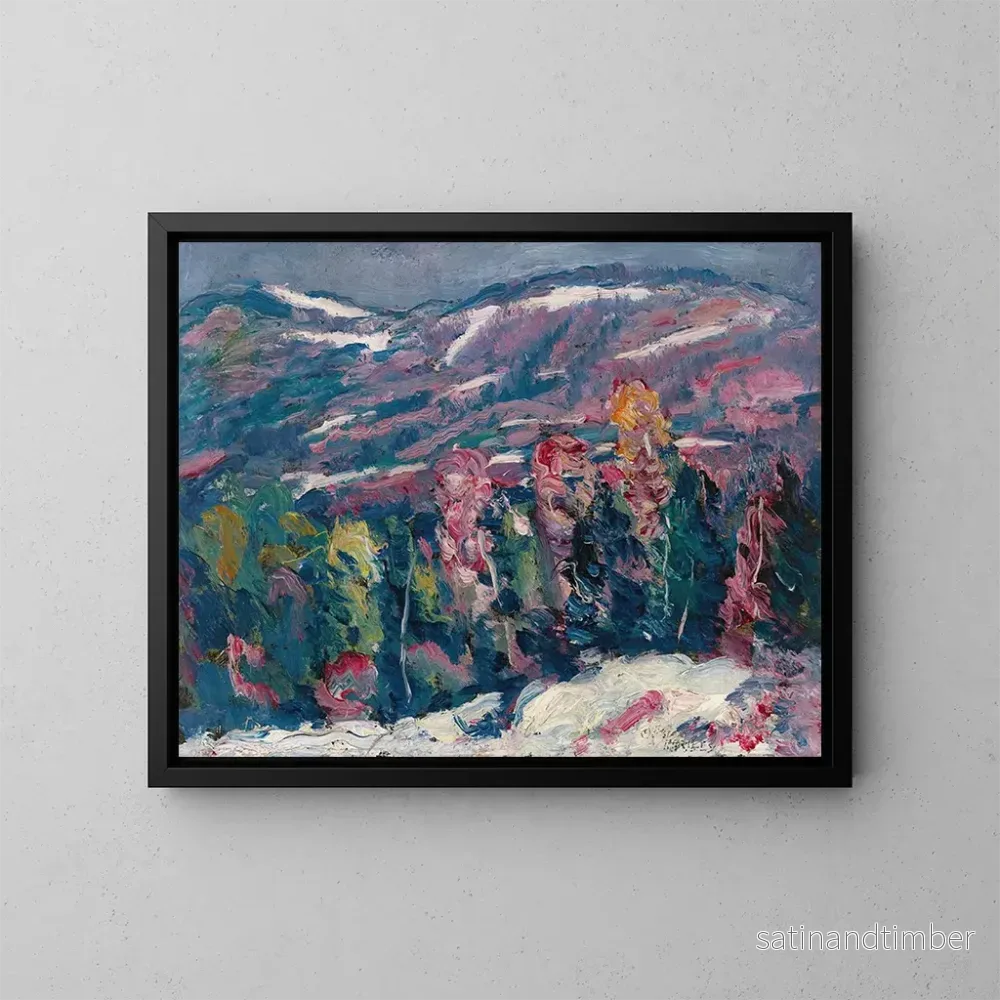 Reproduktion av målningen Chanson d'hiver - Marsden Hartley