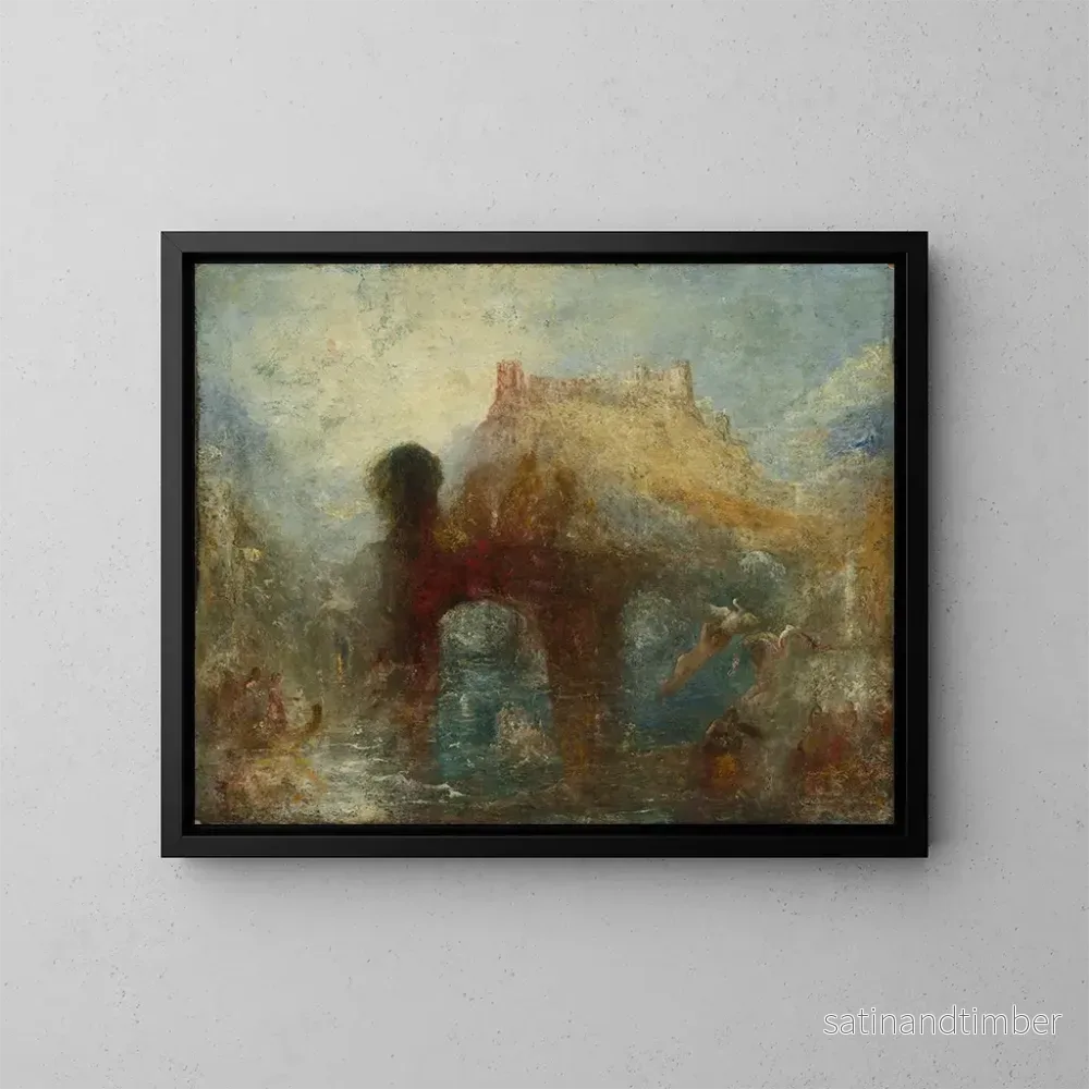 Reproduktion av målningen La grotte de la reine Mab - Joseph Mallord William Turner