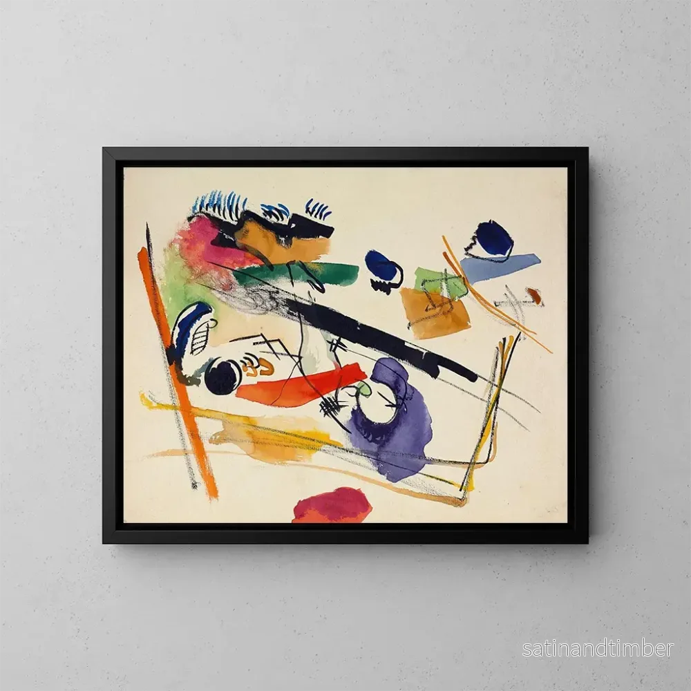 Reproduktion av målningen Oskapat målning - Wassily Kandinsky