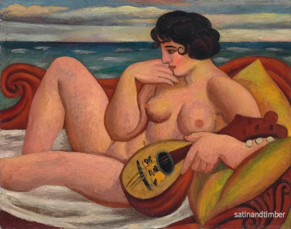Reproduktion av målningen La Sonate - Mark Gertler - Bild 2