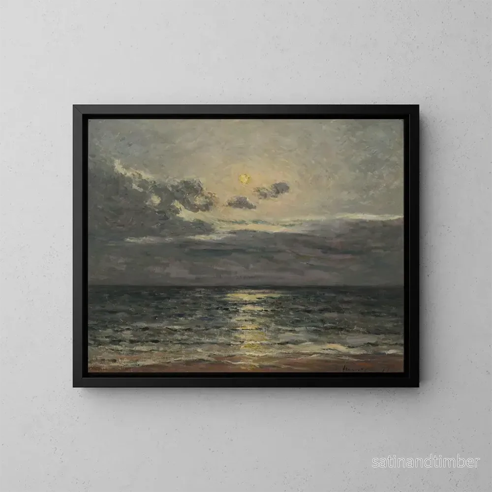 Reproduktion av målningen Effet de lune - Maxime Maufra
