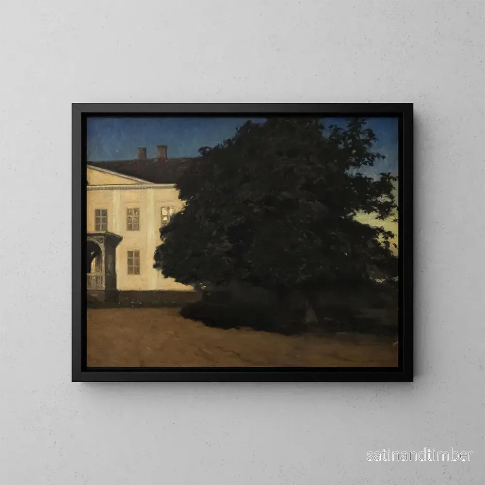 Reproduktion av målningen Le Manoir - Gottfrid Kallstenius