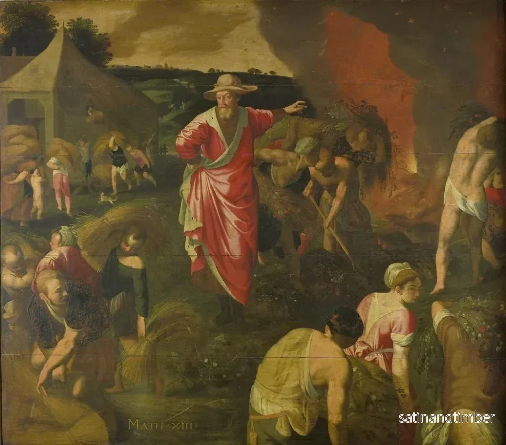 Reproduktion av målningen Parabeln om det goda sädesfältet och ogräset - Isaac Claesz van Swanenburg - Bild 2