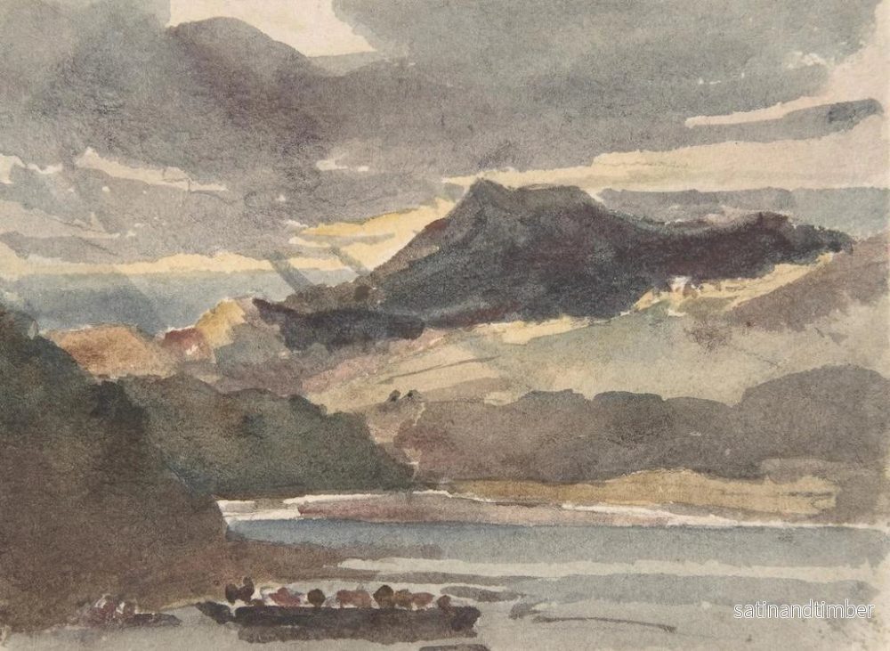 Reproduktion av målningen Studie för Le Ferry - Peter De Wint - Bild 2