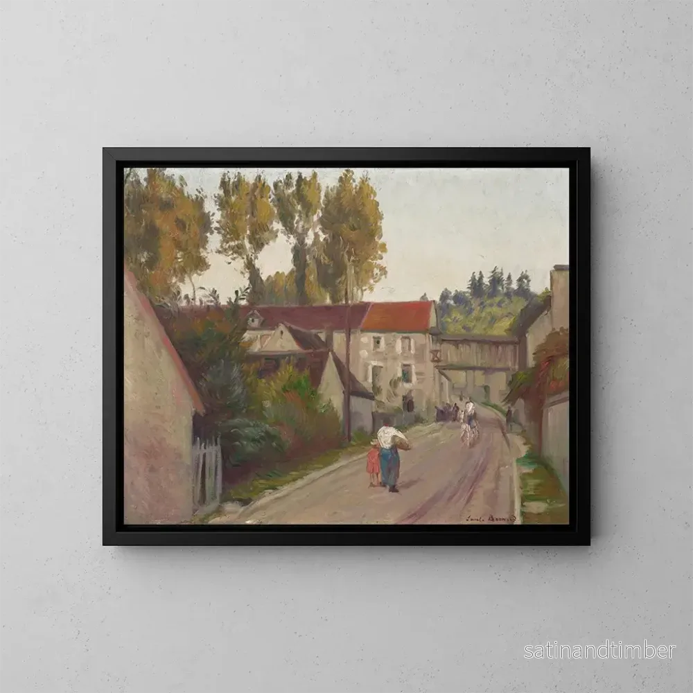 Reproduktion av målningen Vue de tonnerre ou Le Moulin d'enfer - Émile Bernard
