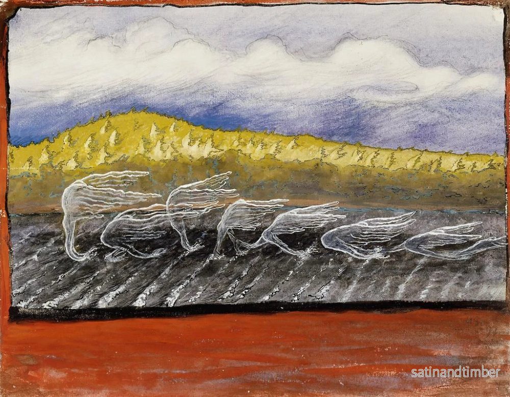 Reproduktion av målningen Le vent souffle - Hugo Simberg - Bild 2