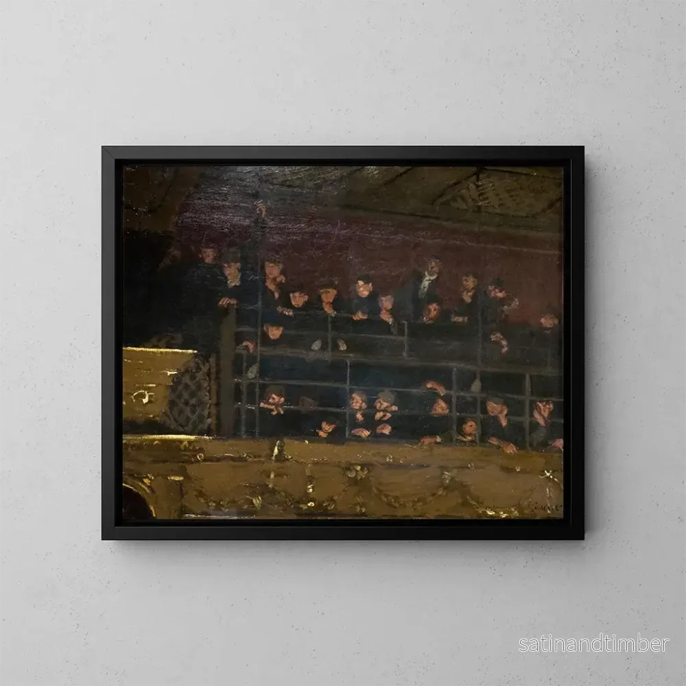 Reproduktion av målningen Galerie des Noctes Ambrosionae du Vieux Moghol - Walter Richard Sickert