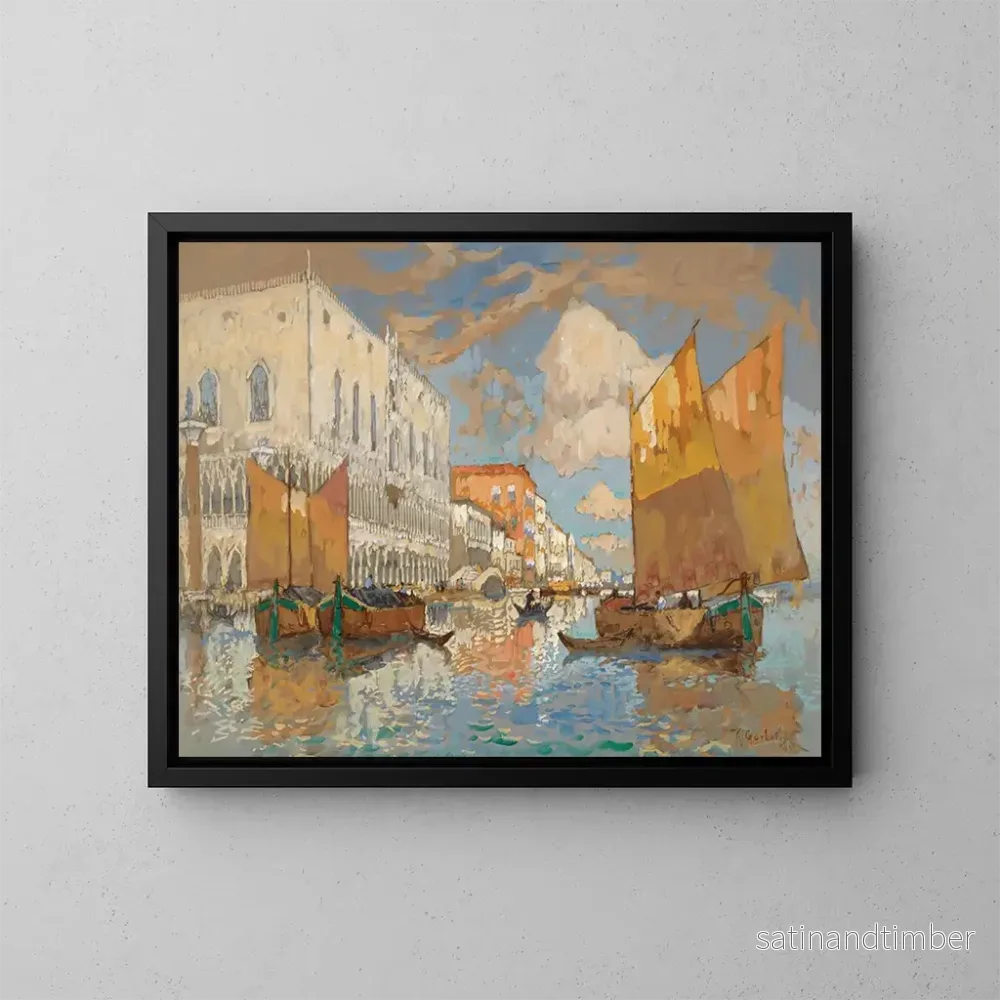 Reproduktion av målningen Le Palais des Doges à Venise - Konstantin Ivanovich Gorbatov