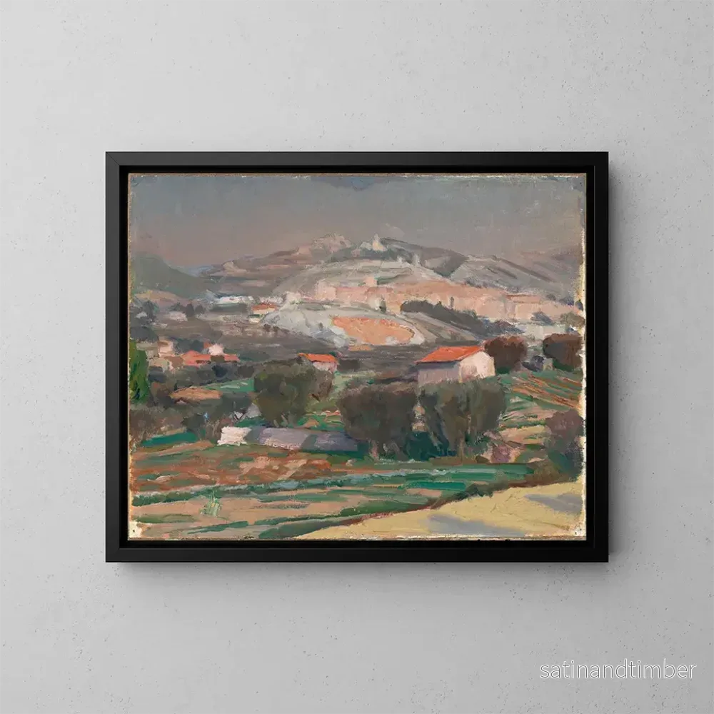 Reproduktion av målningen Landskap i Provence – Ernst Benedikt Noether