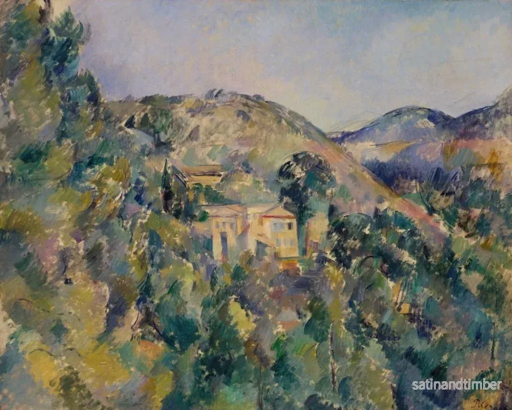 Reproduktion av målningen Vue du Domaine Saint-Joseph - Paul Cézanne - Bild 2