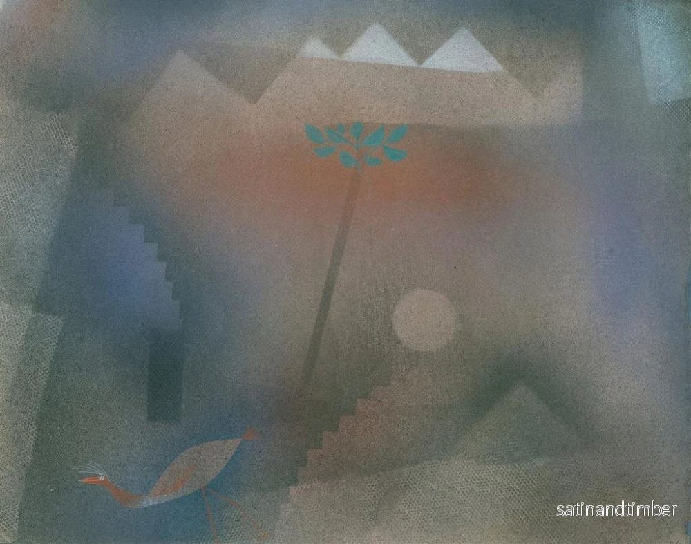 Reproduktion av målningen Fågel som flyr bort - Paul Klee - Bild 2