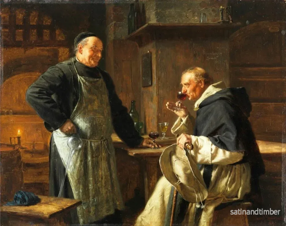 Reproduktion av målningen Goldeck de Schlumberger - Eduard von Grützner - Bild 2