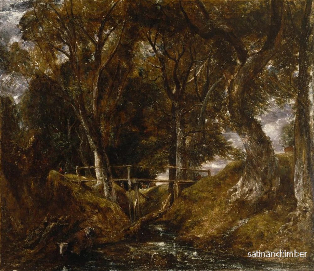 Reproduktion av målningen Dalen vid Helmingham Park - John Constable - Bild 2
