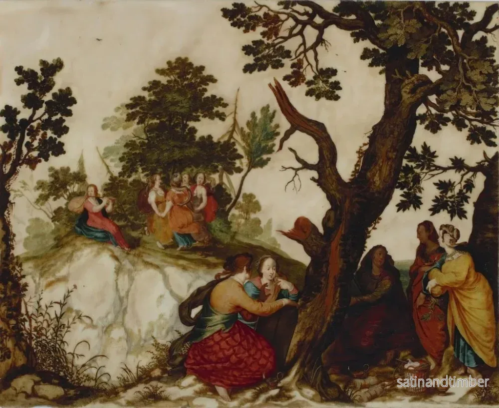 Reproduktion av målningen La parabole des vierges sages et folles - Pieter Lisaert - Bild 2