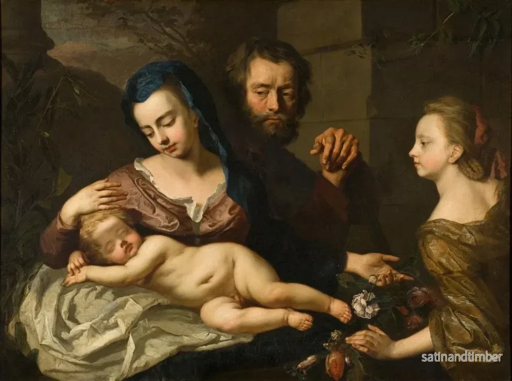 Reproduktion av målningen La Sainte Famille - Michael Dahl - Bild 2