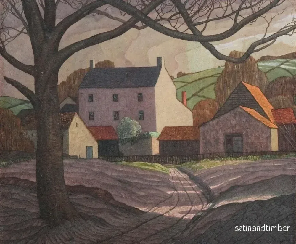 Reproduktion av målningen Ferme magenta, Monmouthshire - Guy Kortright - Bild 2