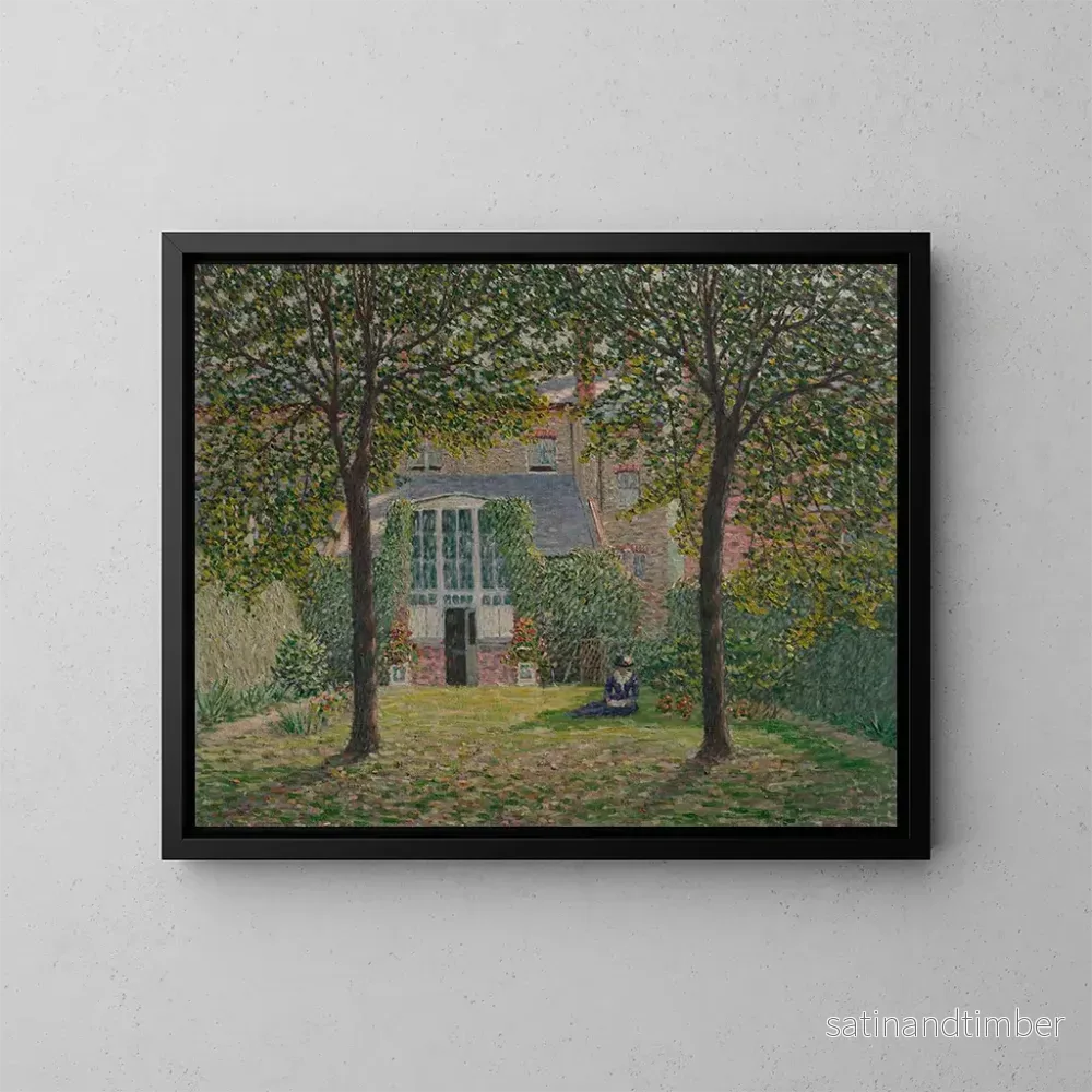 Reproduktion av målningen Le jardin arrière - Wynford Dewhurst