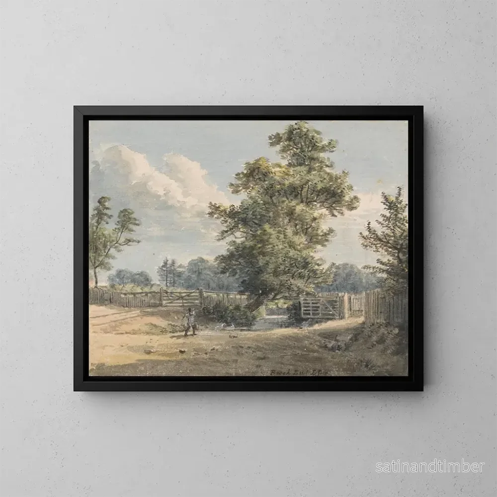 Reproduktion av målningen Längd: 40 cm x 50 cm, olja på duk, 1700-talet. Målning av Paul Sandby