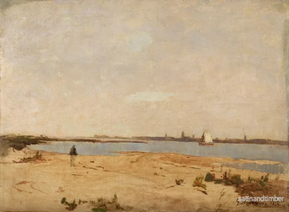 Reproduktion av målningen Vue de Gorkum - Gustav Schönleber - Bild 2