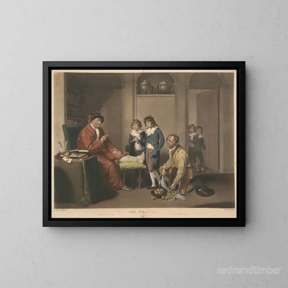 Reproduktion av målningen Les Égarés - William Ward
