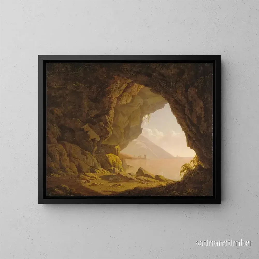 Reproduktion av målningen Grotte près de Naples – Joseph Wright de Derby Reproduktion av målningen Grotte près de Naples – Joseph Wright de Derby