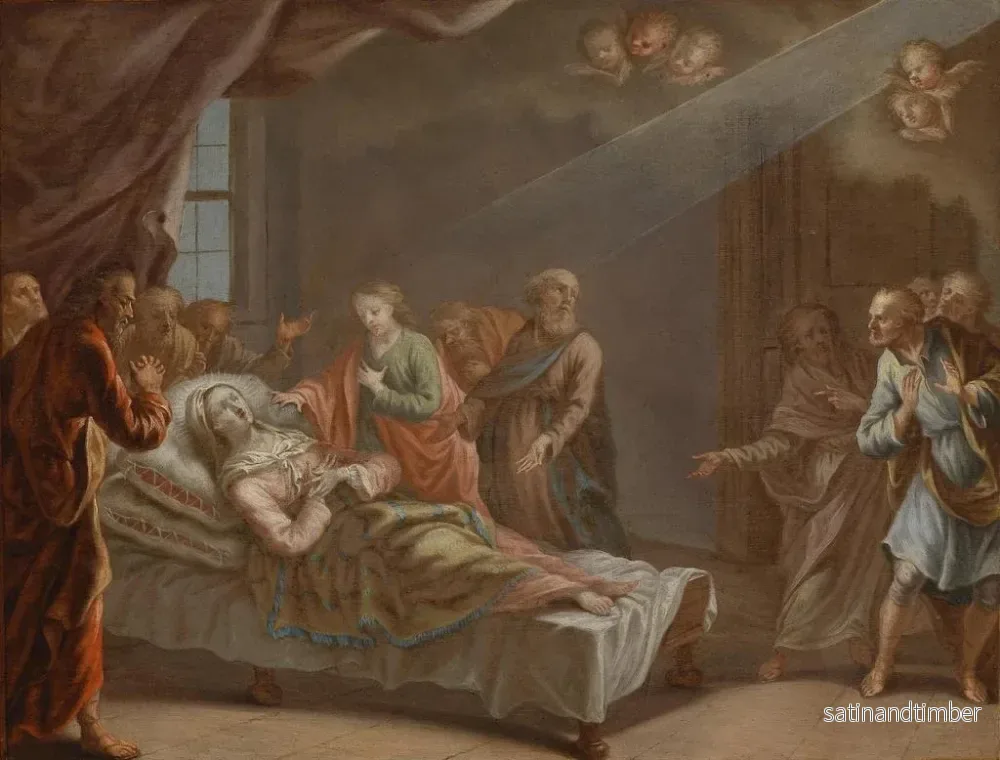 Reproduktion av målningen av Marias död - Johann Baptist Schmon - Bild 2