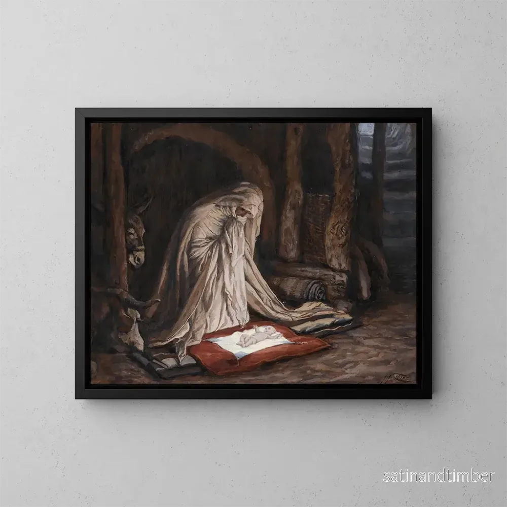 Reproduktion av målningen Vår Herre Jesu Kristi födelse - James Tissot
