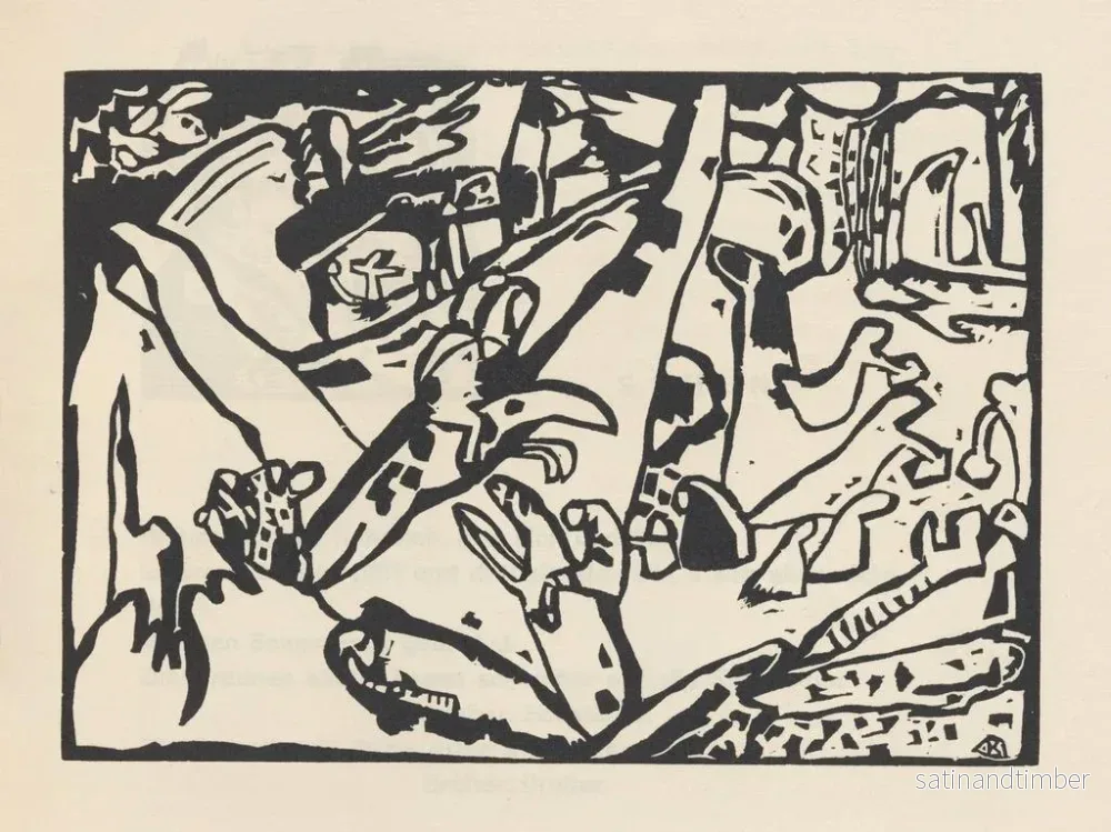Reproduktion av målningen Klnge Pl24 - Wassily Kandinsky - Bild 2