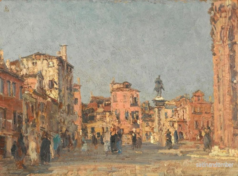 Reproduktion av målningen Place Saint-Jean à Venise - Emma Ciardi - Bild 2