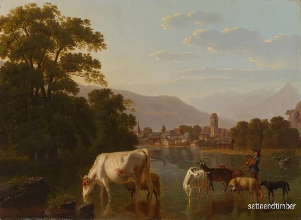 Reproduktion av målningen Under vattnet - Johann Jakob Biedermann - Bild 2