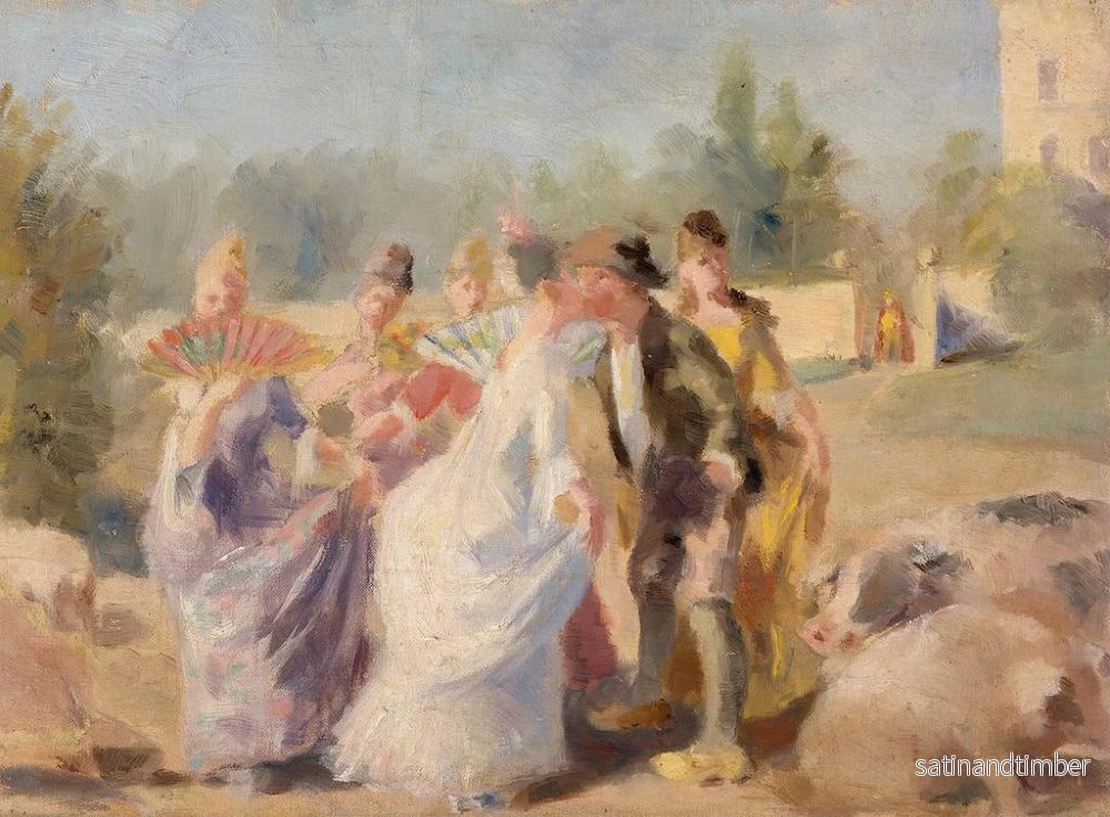 Reproduktion av målningen La princesse et le porcher - Magnus Enckell - Bild 2