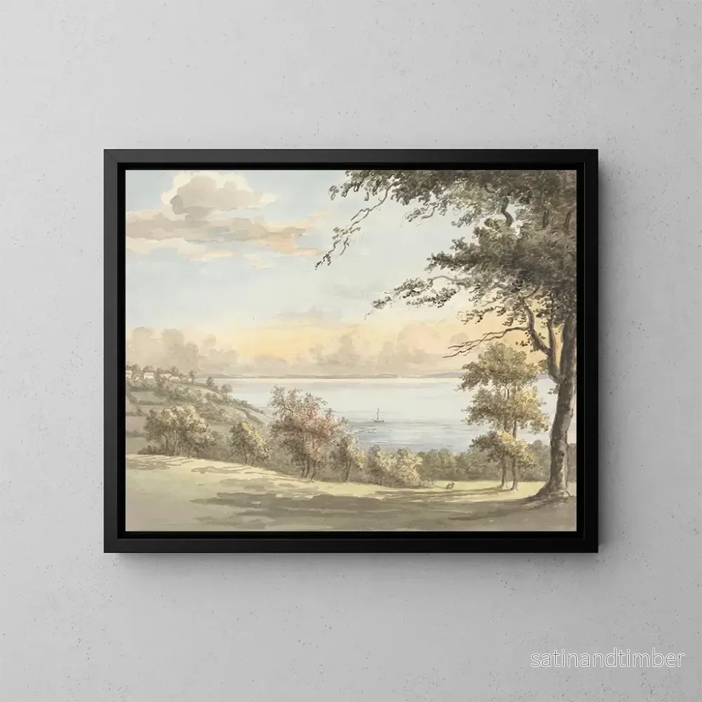 Reproduktion av målningen Sables du prieuré, Isle of Wight - William P. Sherlock